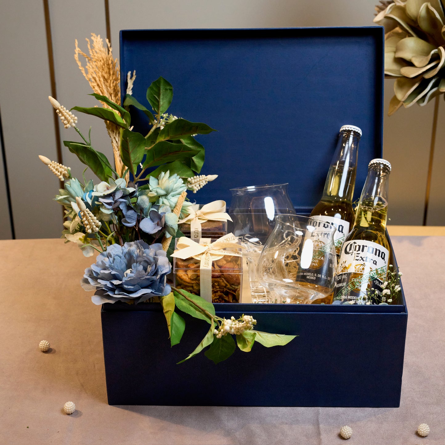 Blue Beer Box