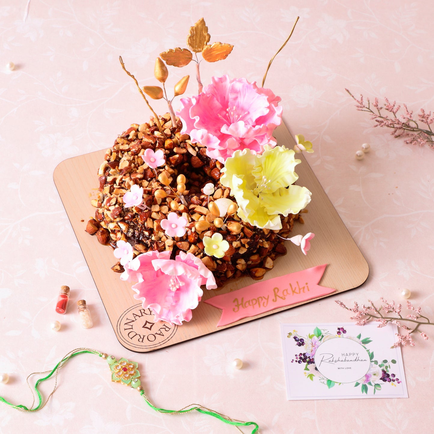 Almond Praline Chocolate Cake