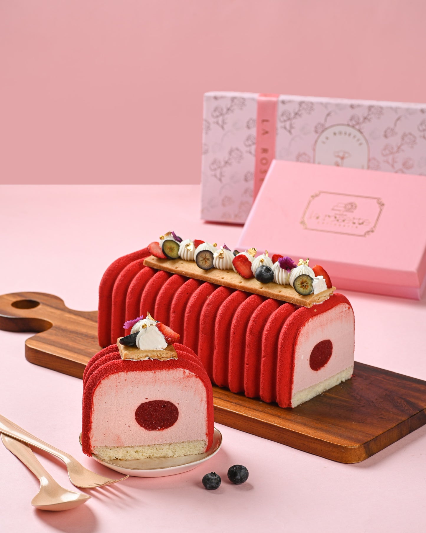 Strawberry Mousse Cake