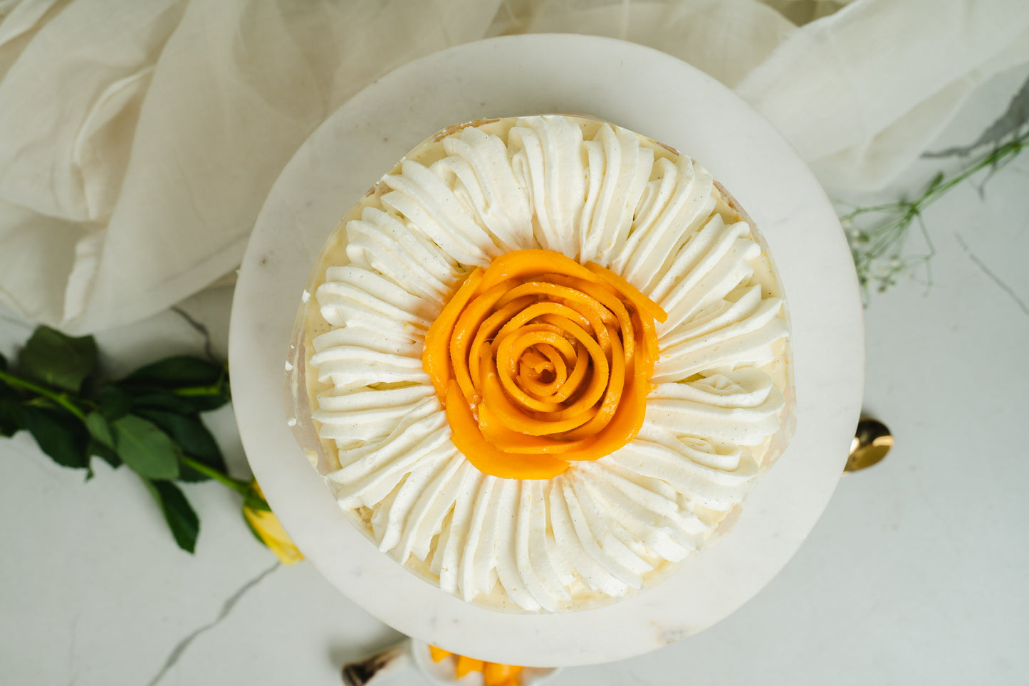Mango Vanilla Bean Cake