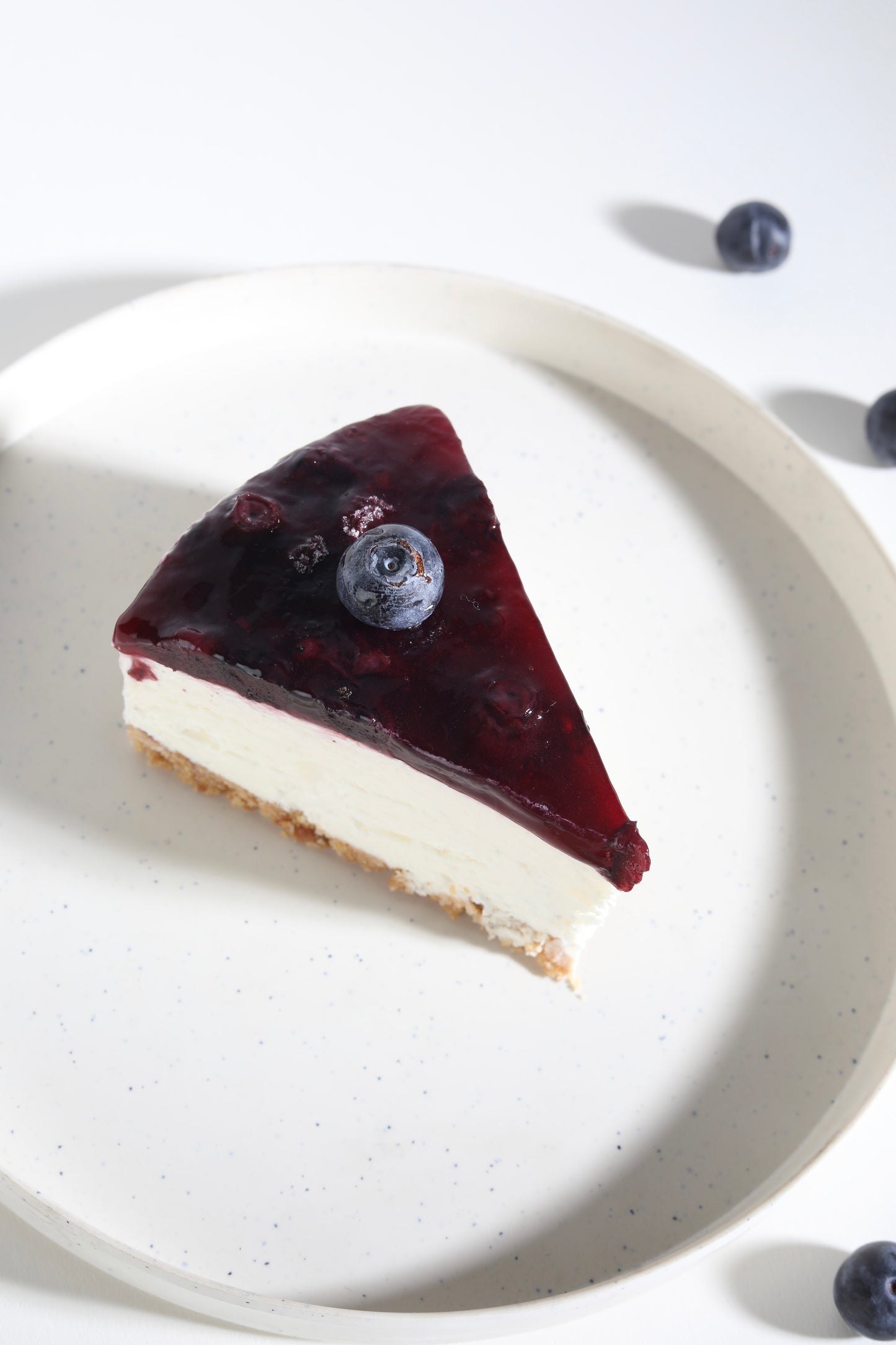 Blueberry Cheesecake Slice