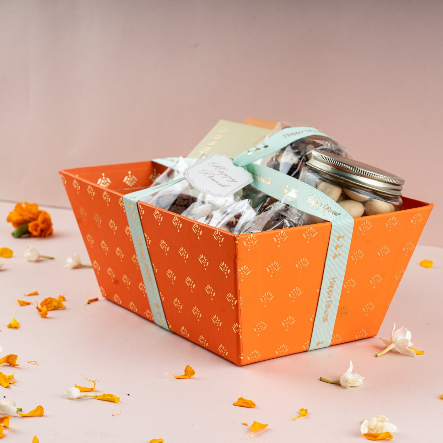 Orange Foil Hamper