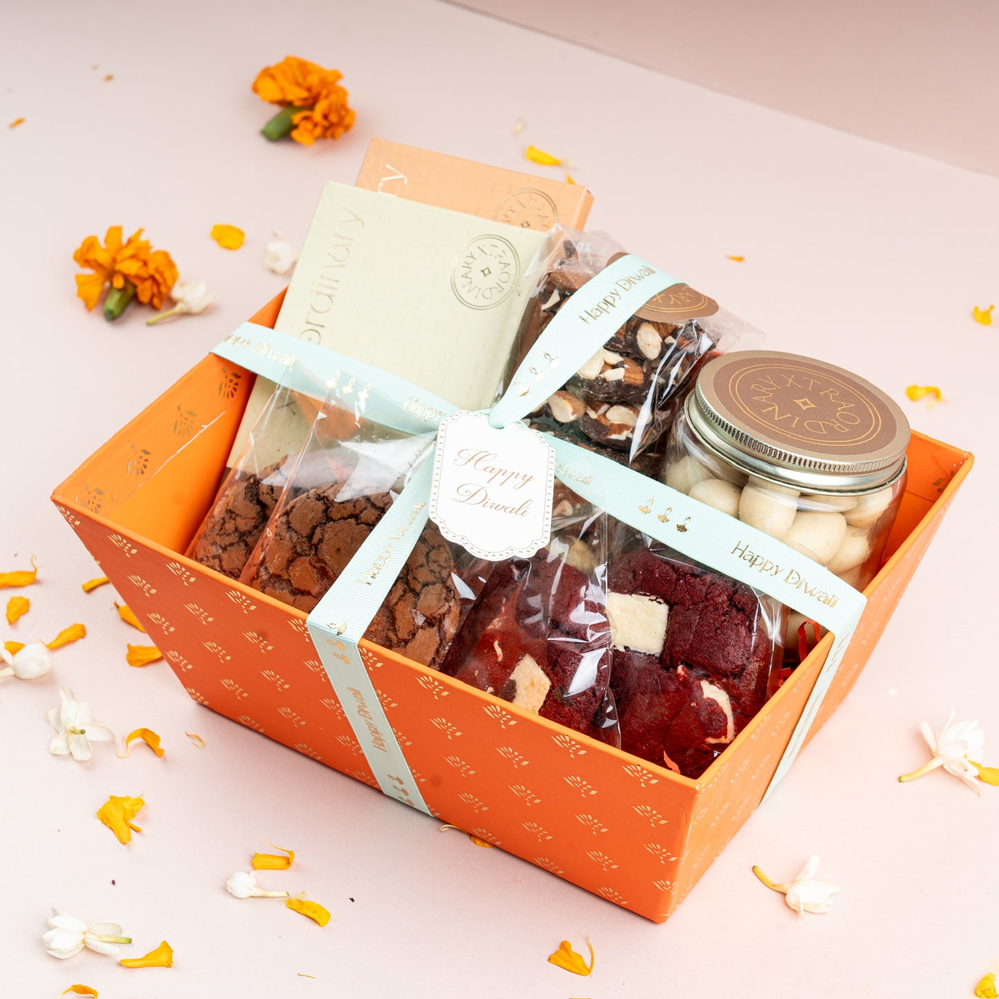 Orange Foil Hamper