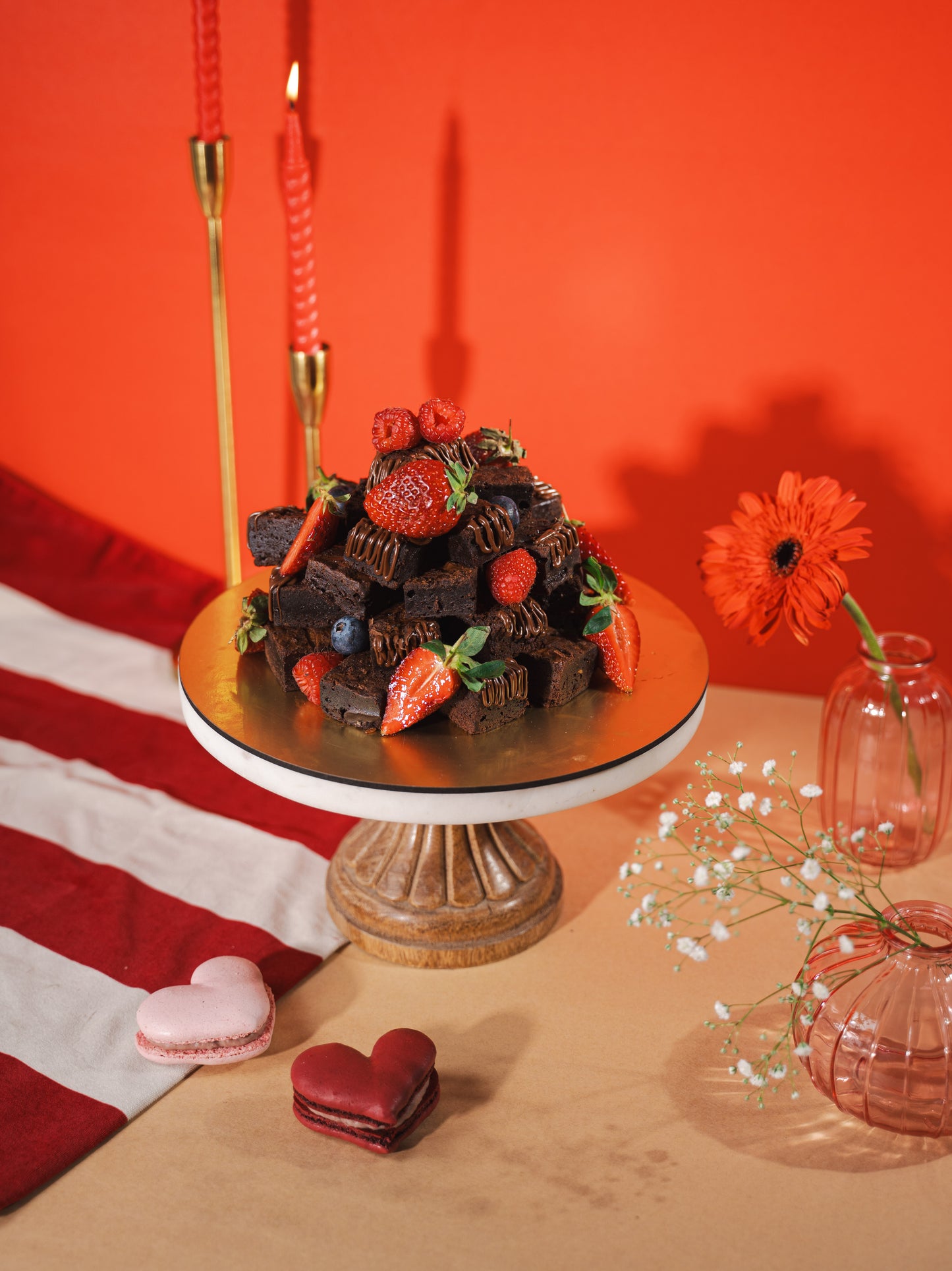 Nutella Brownie Tower