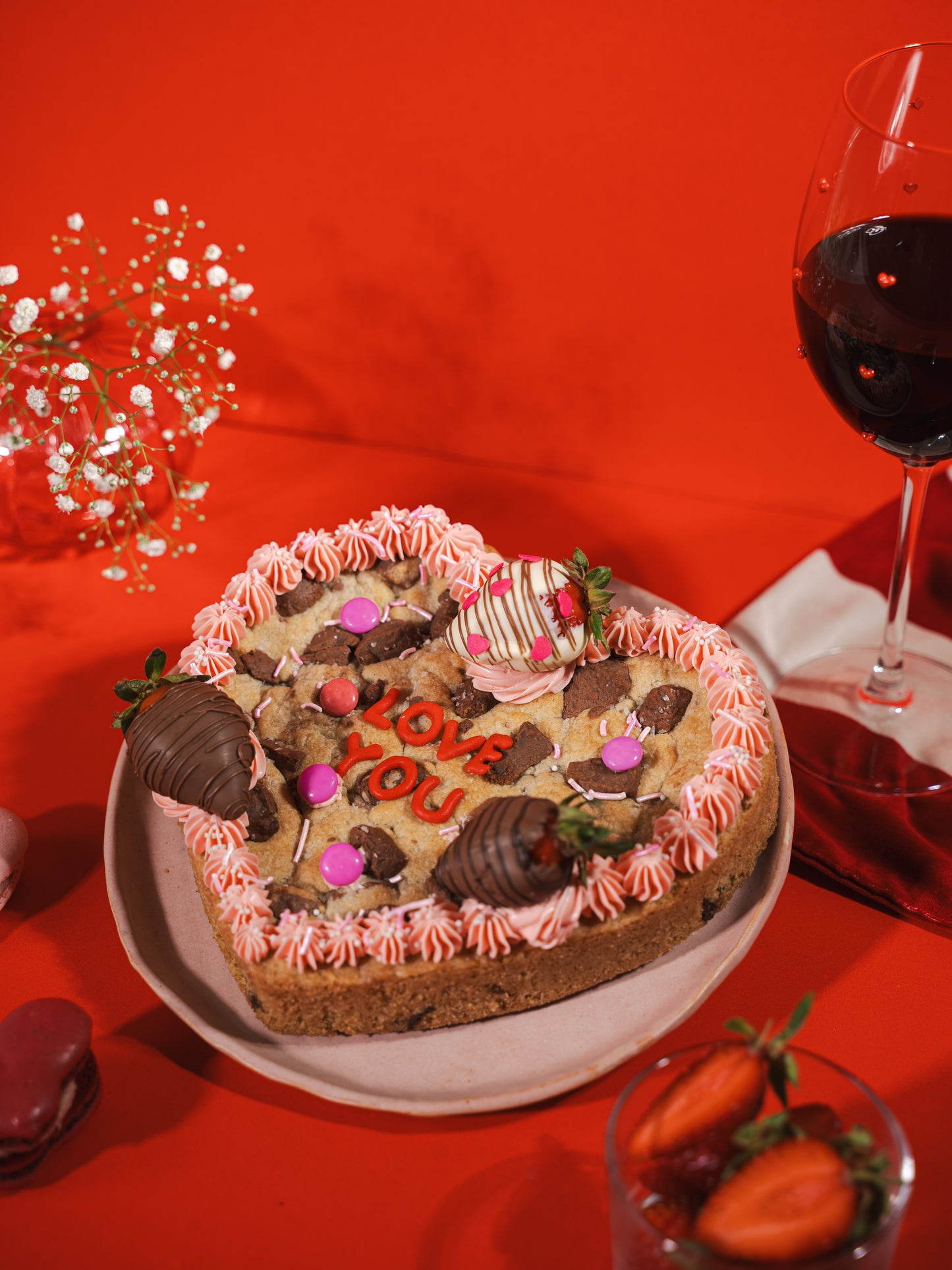 Nutella Sea-Salt Heart Cookie