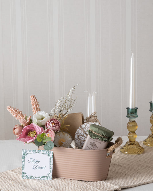 Serene Bloom Basket