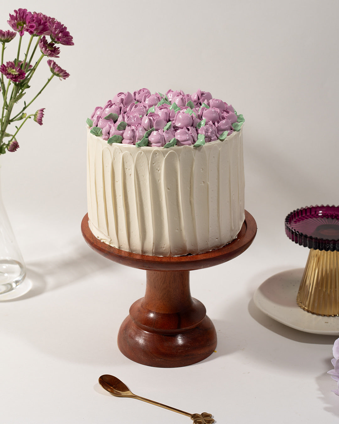 Lavender Flower Cake
