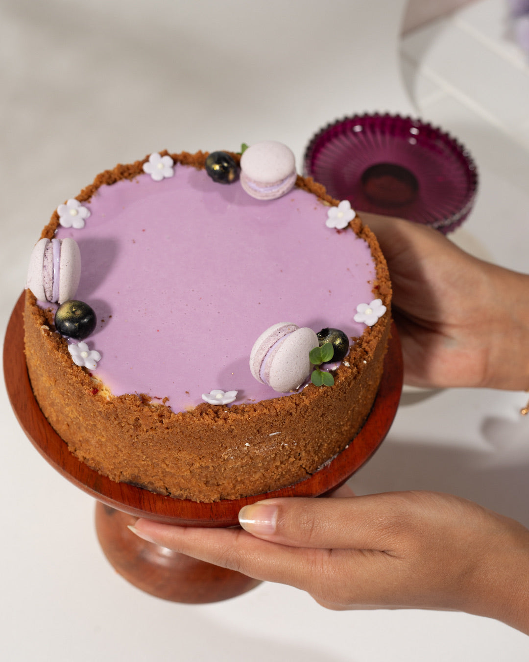 Mix Berry Baked Cheesecake