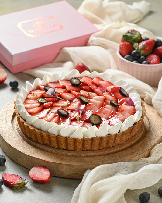 Chocolate & Strawberry Tart