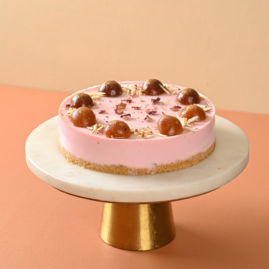 Gulab Jamun Cheesecake