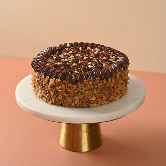 Gooey Praline Chocolate Cake