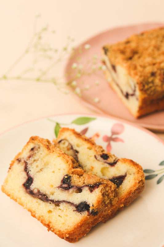 Blueberry Crumble Tea Cake