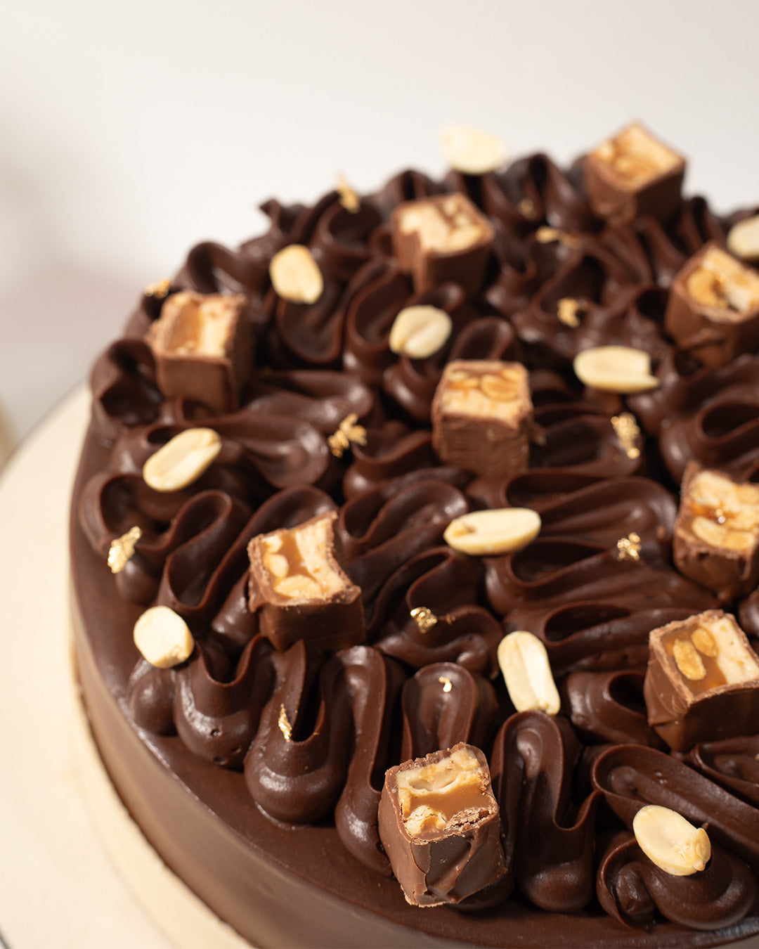 Decadent Snickers Cake