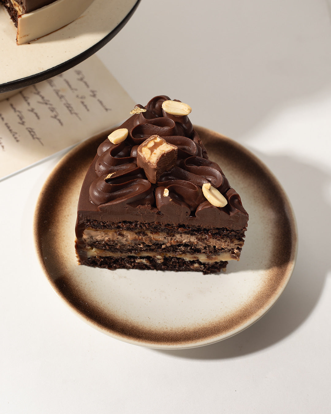 Decadent Snickers Cake