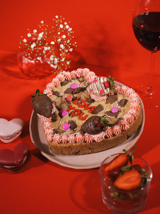 Nutella Sea-Salt Heart Cookie