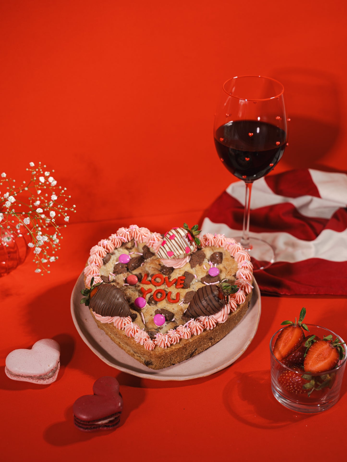 Nutella Sea-Salt Heart Cookie