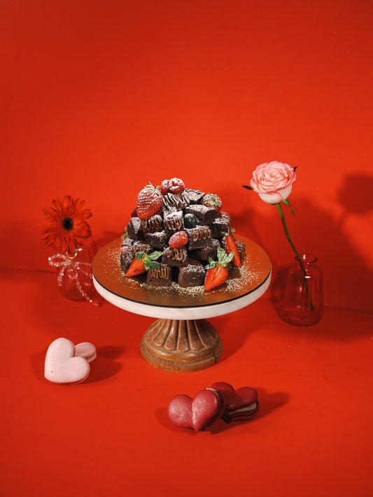 Nutella Brownie Tower