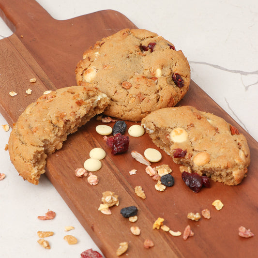 Muesli & White Chocolate Cookies