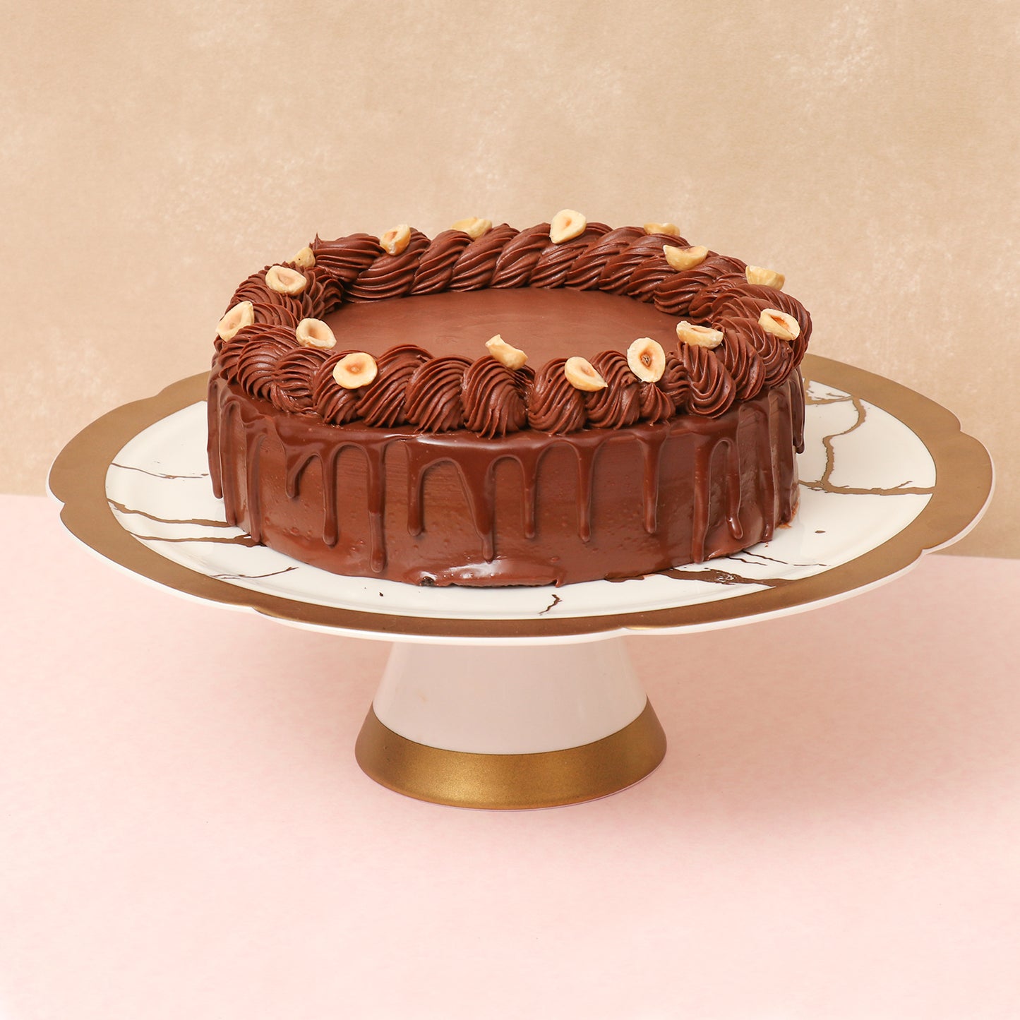 Hazelnut Praline Cake